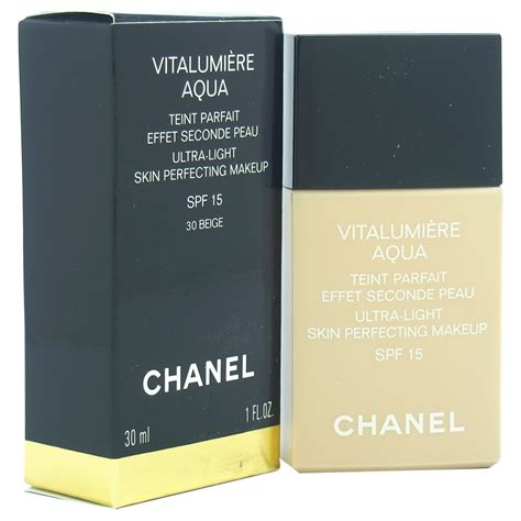 chanel vitalumière aqua b30 beige sable|Chanel foundation 22 beige rose.